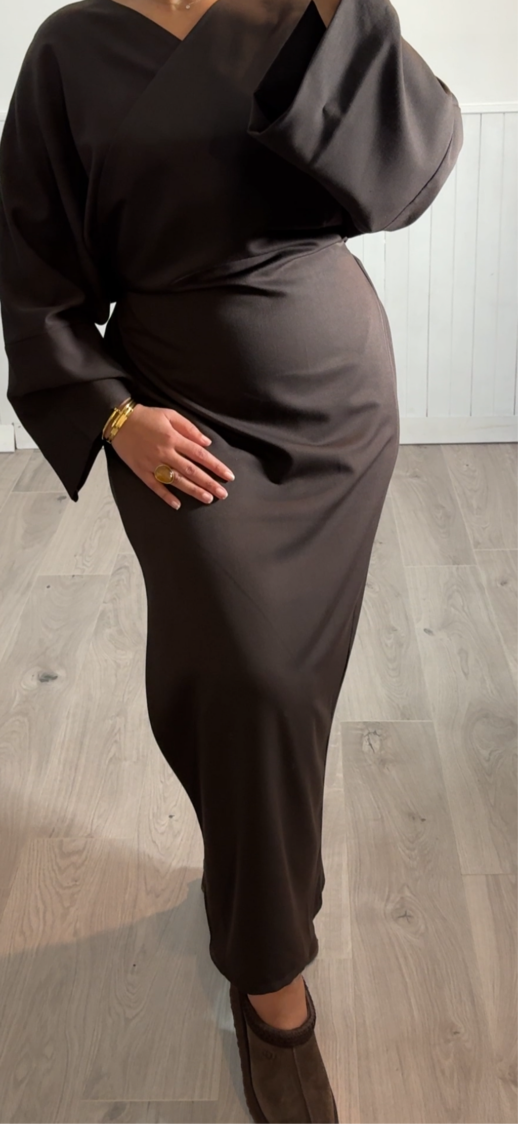 ROBE CLASSY MARRON