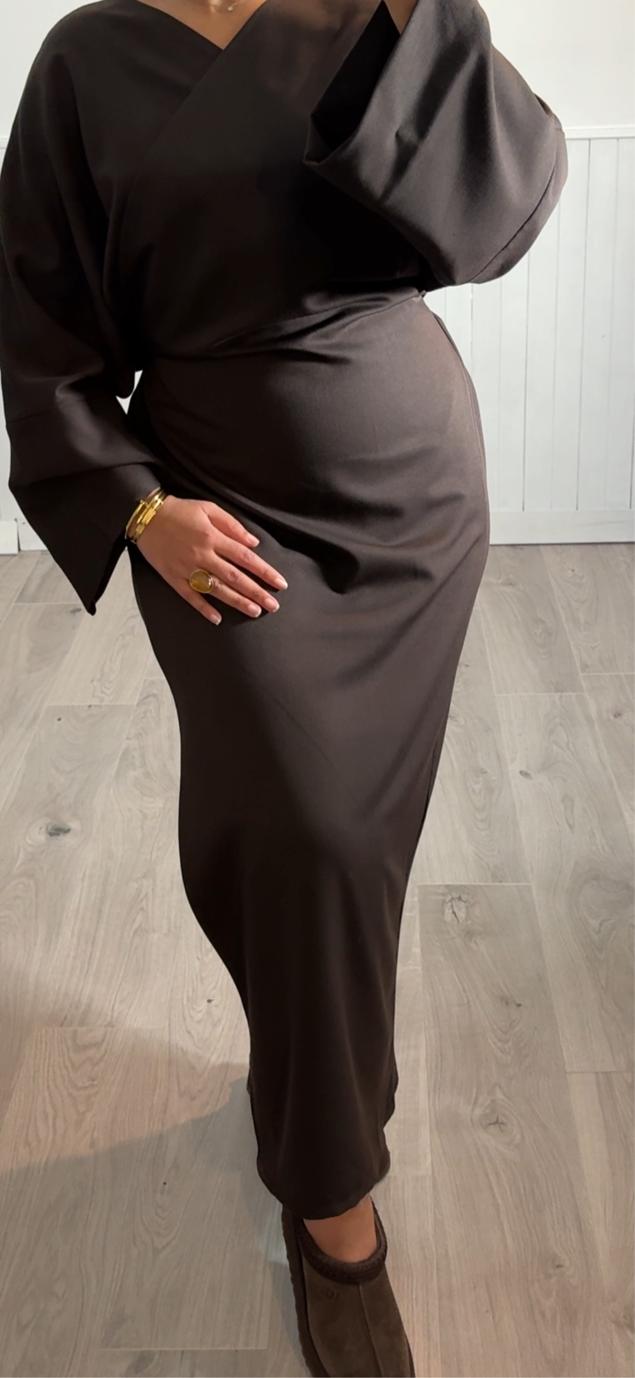 ROBE CLASSY MARRON