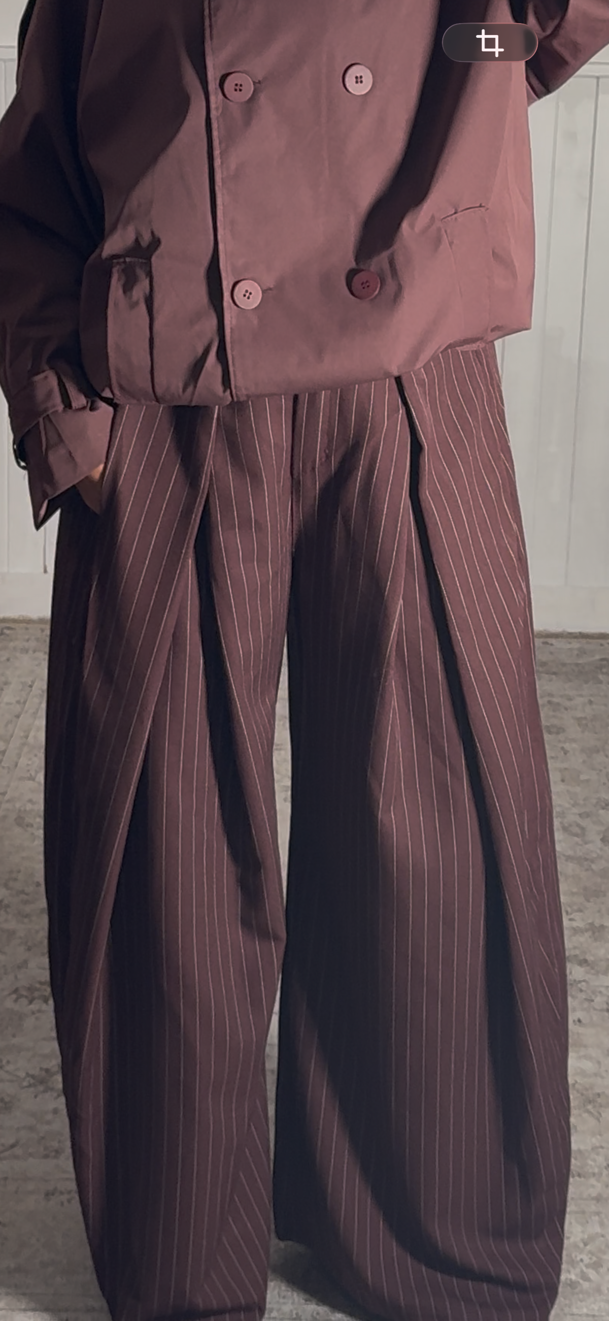 Pantalon à rayure