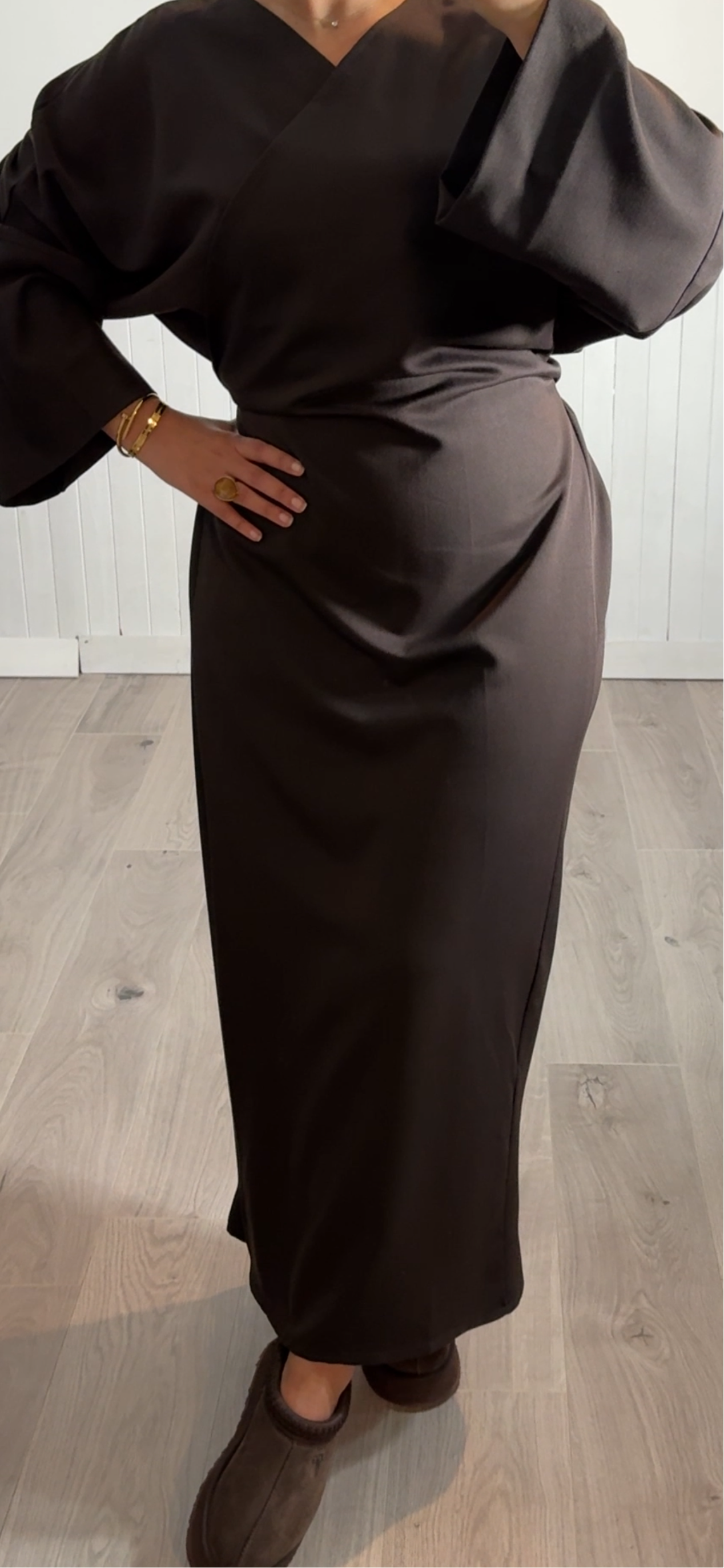 ROBE CLASSY MARRON